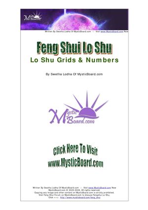 Fengshui Lo Shu Numbers And Associated Directions For Luck And success