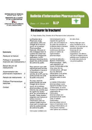 Bulletin d' Information Pharmaceutique n°1 Février 2011.pdf