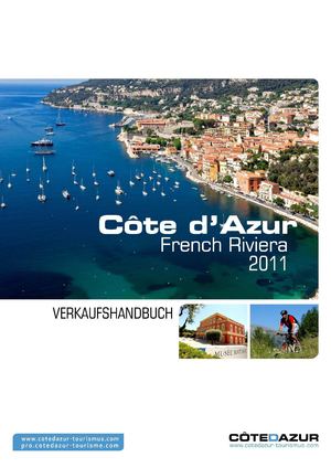 Guide Professionnel Côte d'Azur 2011 - Version Allemande