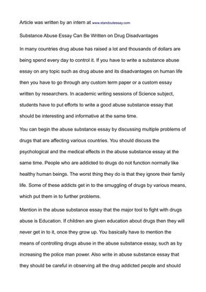 Essay about education problems