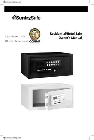 Calaméo - Sentry Safe Electronic Lock/Card Swipe Security Safe, Owner