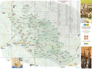 Carte "Vacances en famille" en Vaucluse