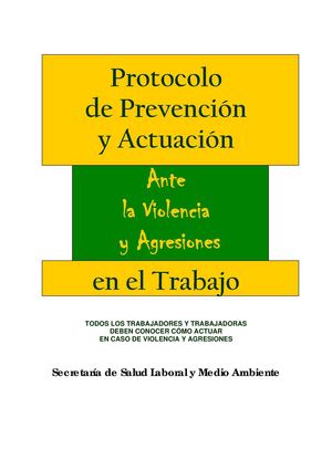 Protocolo contra agresiones