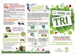 Le guide du tri