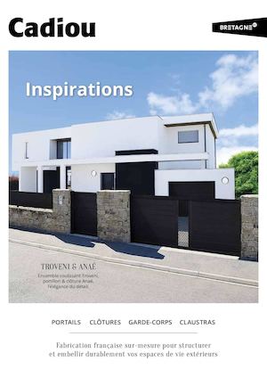 Calaméo catalogue inspirations cadiou Portail inspiration clôture