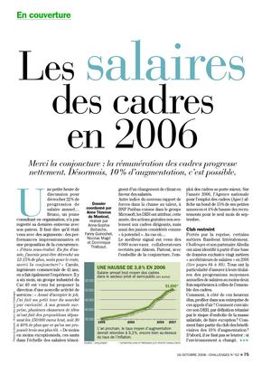 Challenges - Le Salaire des Cadres