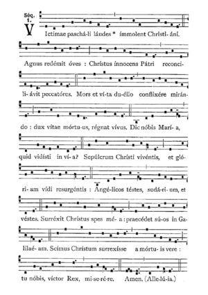 Victimæ Paschali Laudes