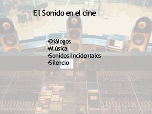 El sonido en el cine