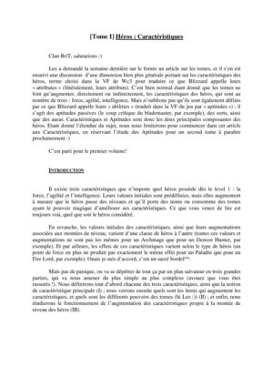 [PDF#2] Part I Heroes - Attributes