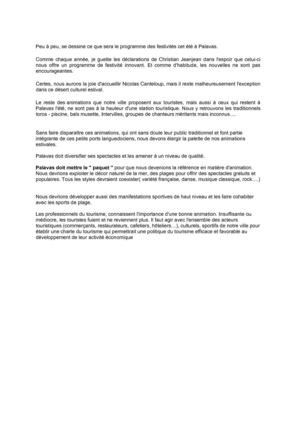 Le programme des festivités cet été à Palavas: rien de nouveau à l'horizon