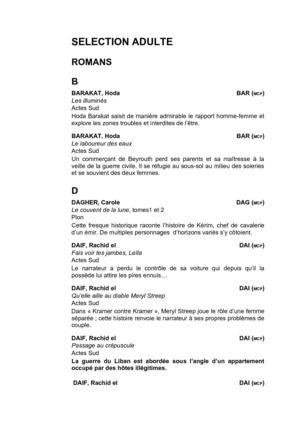 Café littéraire Liban