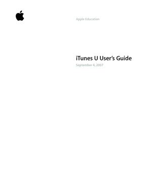 iTunes U User Guide