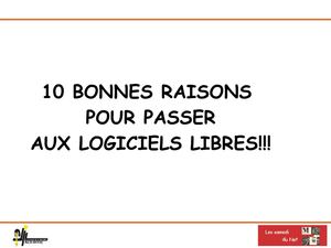 10 bonnes raisons pour passer au libre
