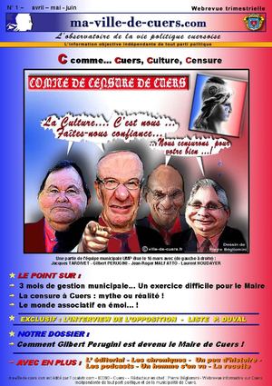 MA VILLE DE CUERS.COM - Le magazine de l'observatoire de la vie   politique cuersoise - N°1