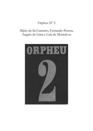 Revista Orpheu 2