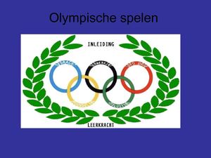 Powerpoint Olympische Spelen van Tim en Stan
