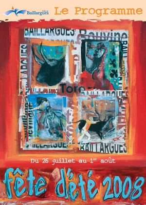 Programme Fête d'Eté Baillargues 2008