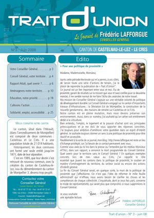 Trait d'Union, le journal de Frédéric Lafforgue