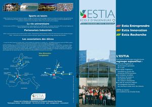 Présentation de l'école d'ingénieurs ESTIA