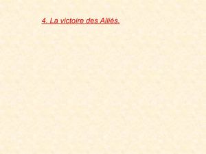 La Première Guerre mondiale et ses conséquences - I. B. 4.