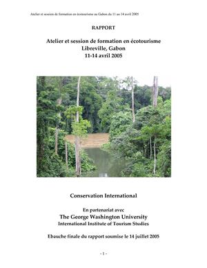 L'Ecotourisme et la Formation en écotourisme - Atelier CI - Avril 05