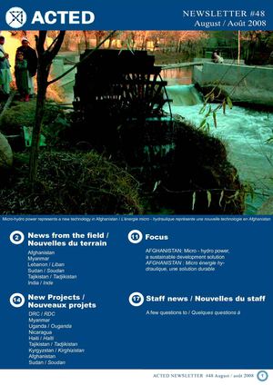 ACTED Newsletter #48 August 2008