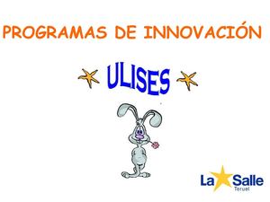 PROGRAMAS DE INNOVACIÓN
