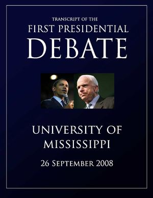 2008 Presidential Debate Transcript - Obama/McCain