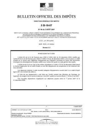 Crédit d'impot récupération eau de pluie