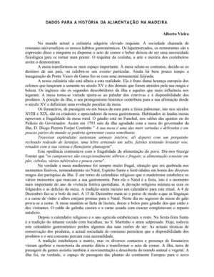 historia alimentação madeira