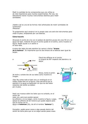 Construcción de balanza