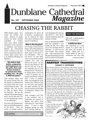 Dunblane Cathedral Magazine September 2008