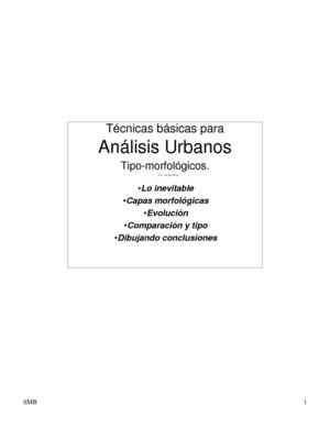 Técnicas para analisis tipomorfológicos