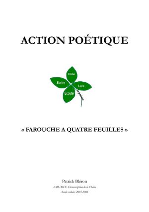 Action poétique "Farouche"