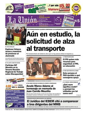 La Unión de Morelos 10 Noviembre 2008