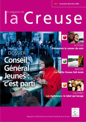 Le Magazine de la Creuse n°11, novembre - décembre 2003