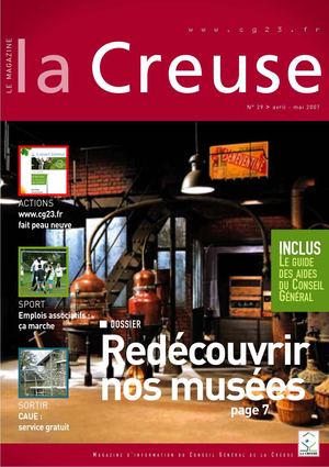 Le Magazine de la Creuse n°29, avril - mai 2007