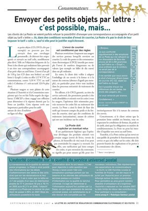 Envoyer des petits objets par lettre c'est possible ! Mais...