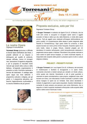 Torresani News - Opere d'Arte Sacre
