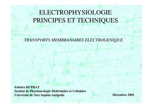 cours electrophysiologie