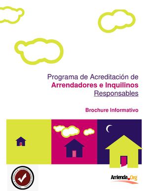 BROCHURE DEL PROGRAMA DE ACREDITACION DE ARRENDADORES E INQUILINOS DE LIMA