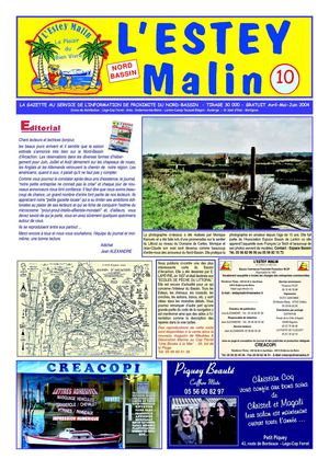 L'ESTEY MALIN N°10 - Avril, mai, juin 2004