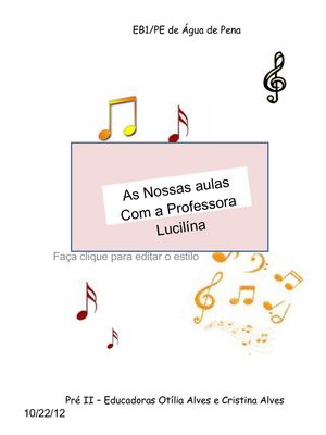 As Aulas da Professora Lucilína