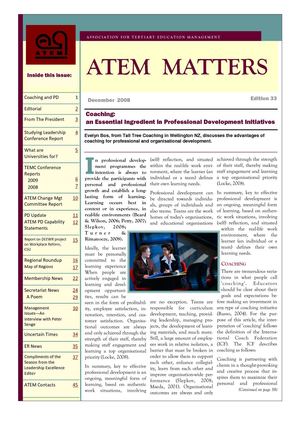 ATEM Matters 33 (Dec08)