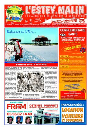 L'ESTEY MALIN N°20 - Décembre 2006 - Janvier 2007