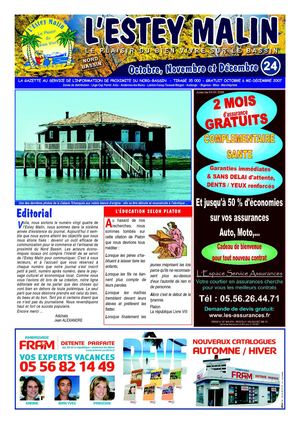 L'ESTEY MALIN N°24 - Octobre, novembre, décembre 2007