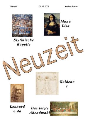 Portfolio "Erfindungen und Entdeckungen in der Neuzeit" von Kathrin