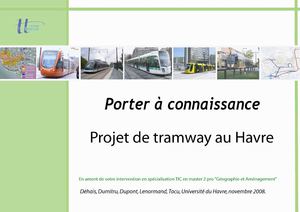 Dossier documentaire tramway du Havre