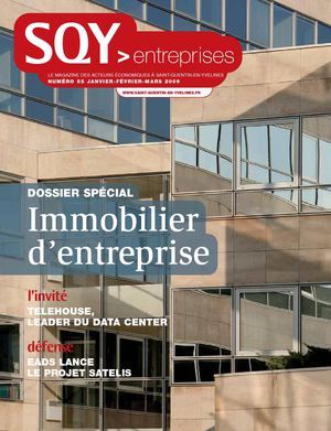 SQY Entreprises n°55 - janvier / fevrier / mars 2009