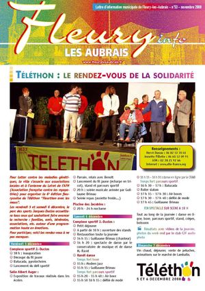La lettre d'information n°53 - novembre 2008